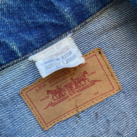 Rare Vintage Levi’s ‘Big E’ Red Tab Denim Jacket - Picture 6 of 8